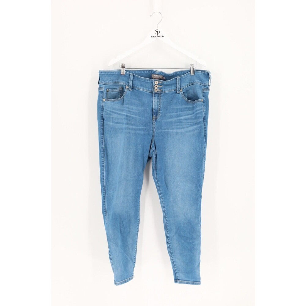 Torrid Women Size 22x28 Light Blue Super Soft Jegging Jean High Rise Skinny